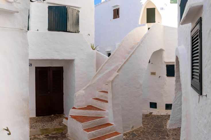 Blick auf die weißen Gassen.