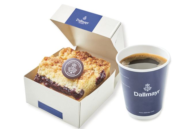 Dallmayr Kaffee und Kuchen