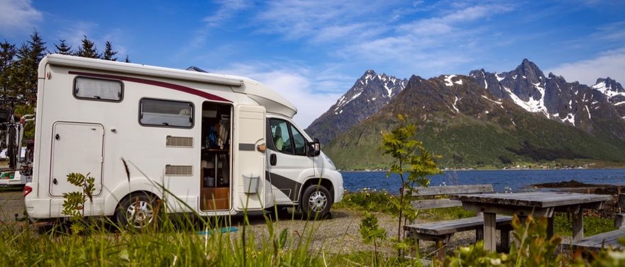 Urlaubsreise im Wohnmobil