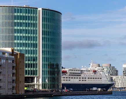 Kopenhagen, Dänemark, eine Fähre nach Norwegen am Amerikakajen