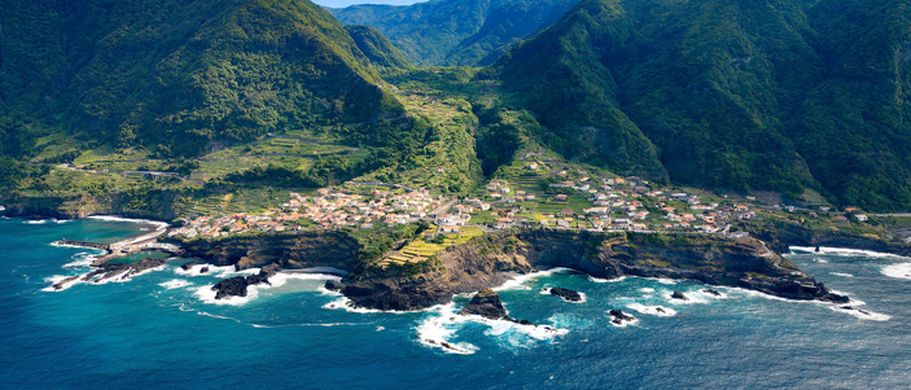 Madeira Luftaufnahme Seixal
