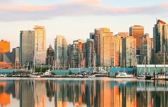 Blick auf die Skyline von Vancouver