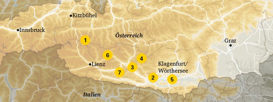 Karte Kärnten