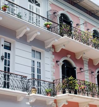 Häuser im Casco Viejo