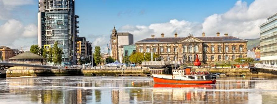 Belfast Urlaub Lagan River