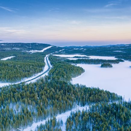 Seenlandschaft in Finnland