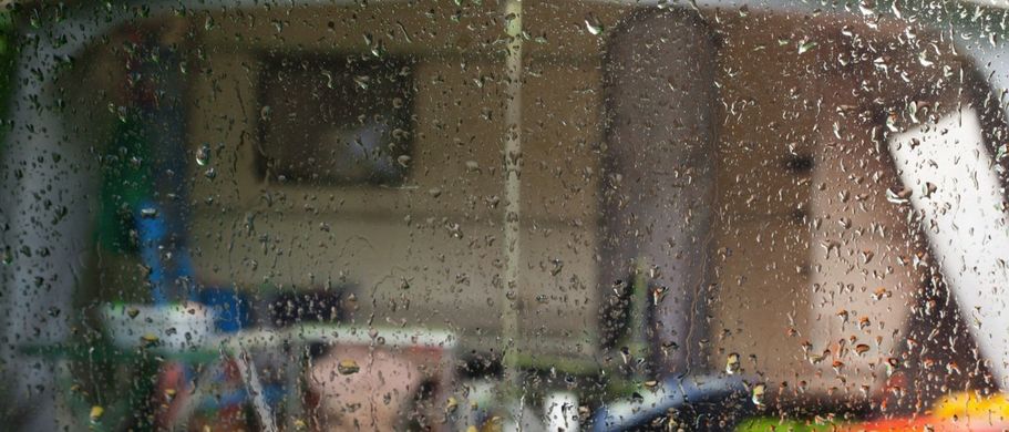 Campingplatz Regen