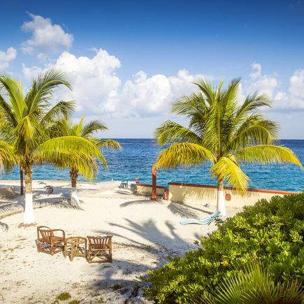 Isla Cozumel Strandabschnitt