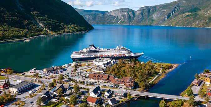 VASCo Da Gama auf dem Meer in Norwegen