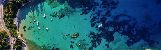 Luftaufnahme Korfu Küste