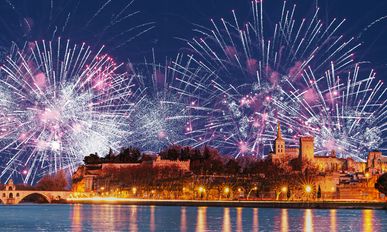 Magischer Jahreswechsel  auf der Rhône 