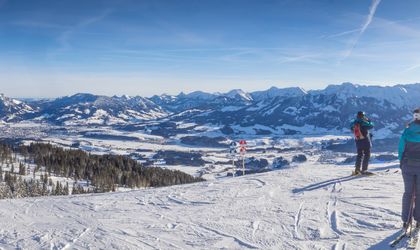 Skipiste in Österreich 