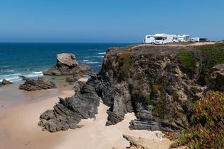 Camper in Portugal an der Küste