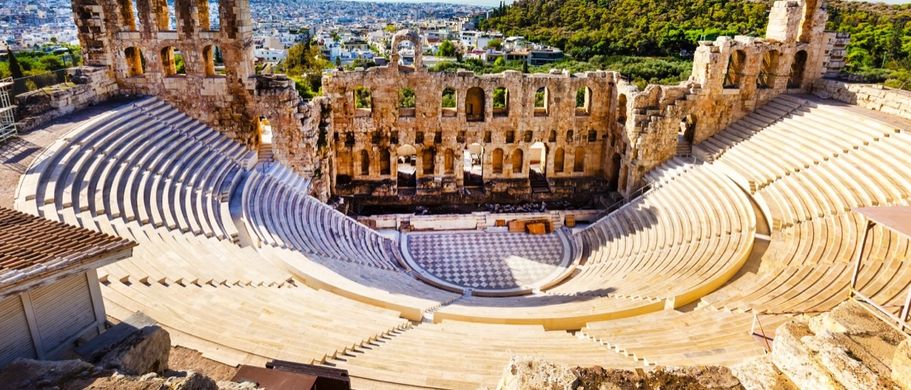 Athen Amphitheater Acropolis