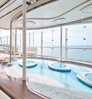Wasserspiele auf Mein Schiff Flow