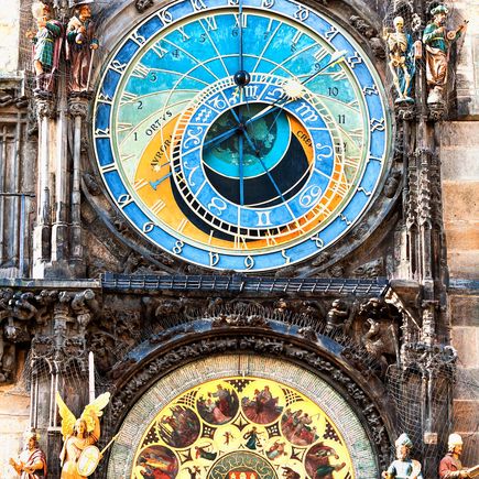 Turmuhr Rathaus Prag