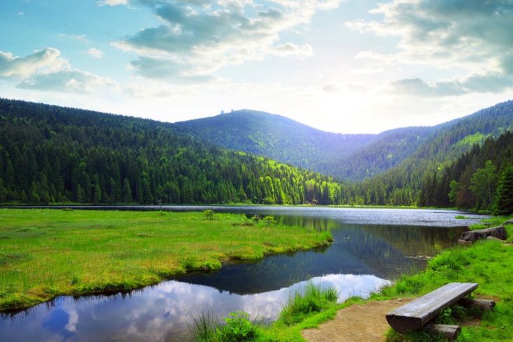 Kleiner Arbersee im Nationalpark Bayerischer Wald