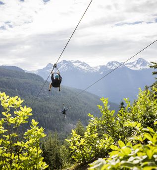 Gondel in Kanada Whistler