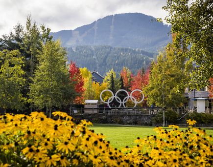 Olympische Ringe in Whistler