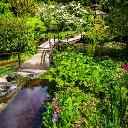 Gartenanlage in Enniskerry im Wicklow County