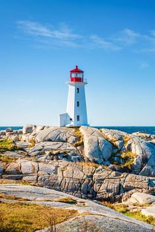 Kanadas Sehenswürdigkeiten Peggy Cove Lighthouse