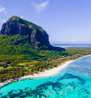 Indischer Ozean und Strand