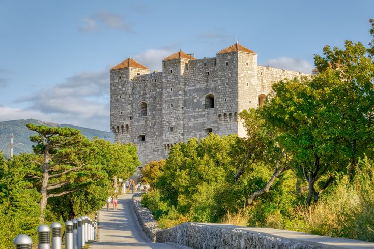 Blick auf Nehaj, eine Festung in Senj.