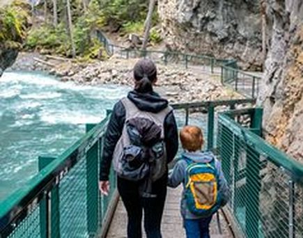 Nationalparks Kanada Johnson Canyon