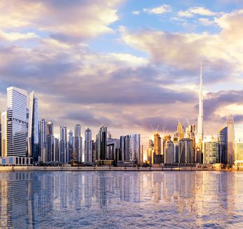 Dubai Stadt Panorama
