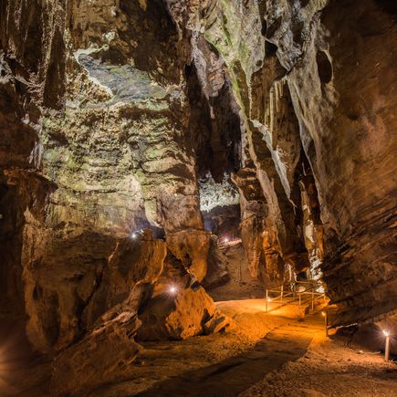 Die Höhle in Sterkfontein in der Welterbestätte „Cradle of Humankind“