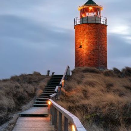 Leuchtturm am Abend