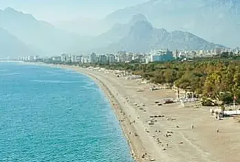 Strand an der türkischen Riviera