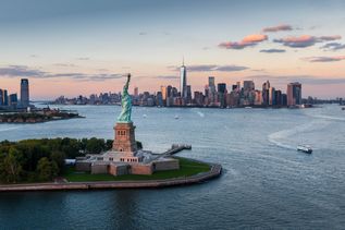 Freiheitsstatue im HAfen von New York