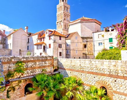 Kroatien Städte Urlaub Altstadt von Split