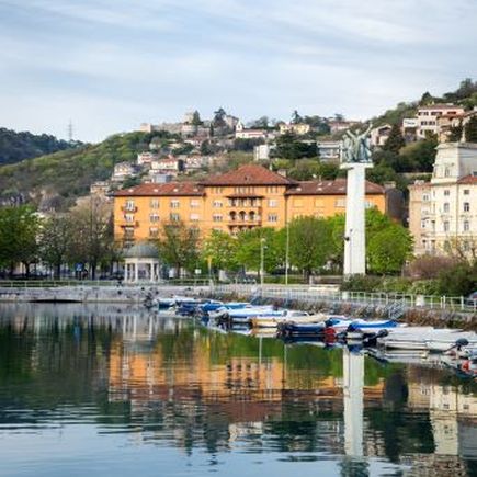 Blick in die Stadt Rijeka