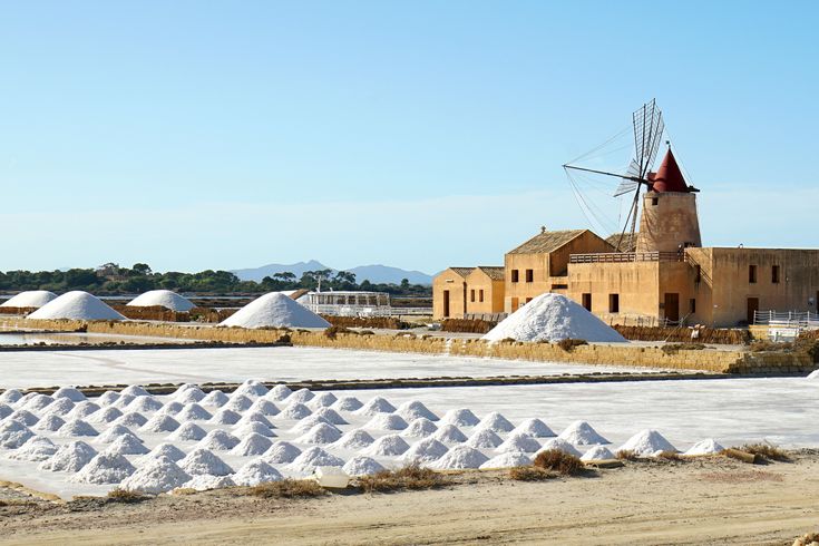 Salinen auf Sizilien