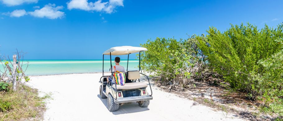 Isla Holbox Golfcart