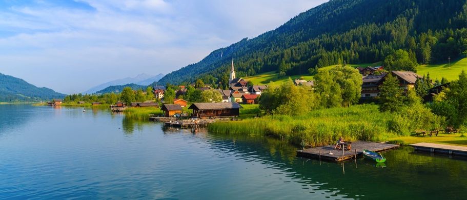 Weissensee in Österreich