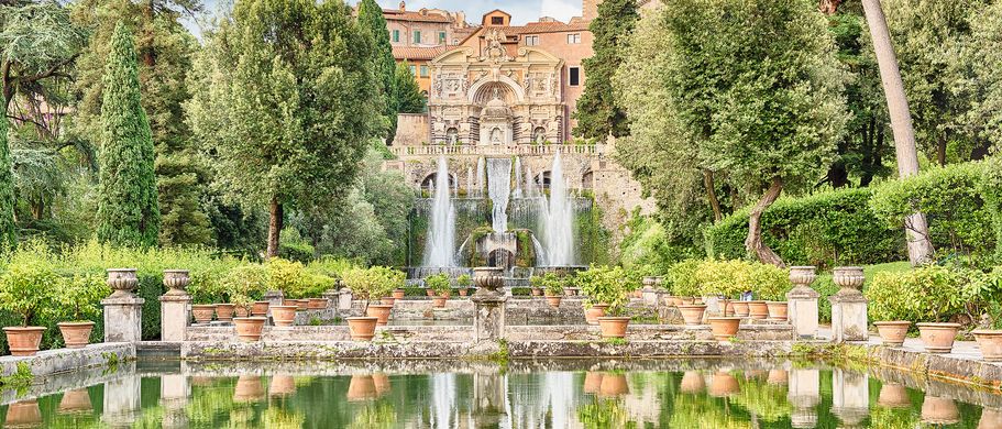 Villa d Este in Tivoli