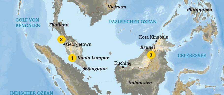Karte Malaysia