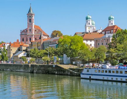 Blick über die Donau auf Passau