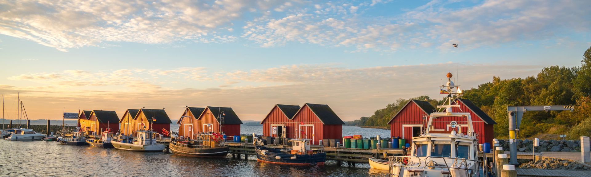 Fischereihafen in Boltenhagen / Ostsee