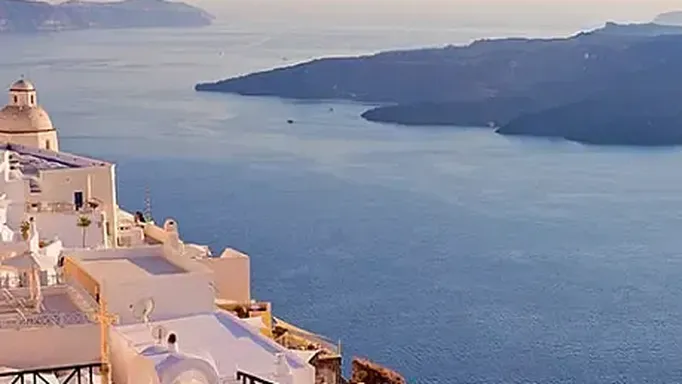 Aussicht auf Santorini