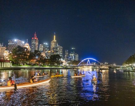 Moonlit Kayak, Melbourne