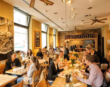 Städtereise München Urlaub Restaurant Cotidiano von innen