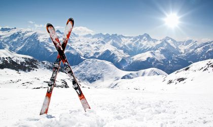 Skier im Schnee