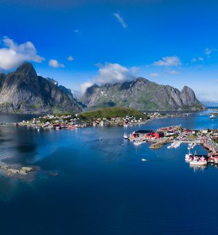 Blick auf die Lofoten