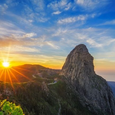 Roque Argando bei Sonnenaufgang