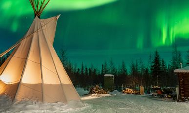 Tanzende Polarlichter – Mit dem Hudson Bay  Express durch die kanadische Tundra