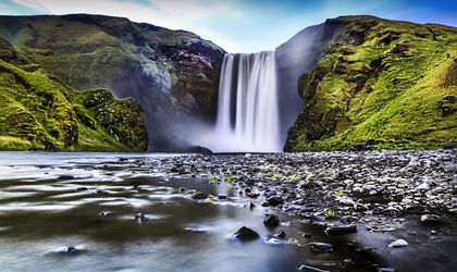 Wasserfall auf Island 